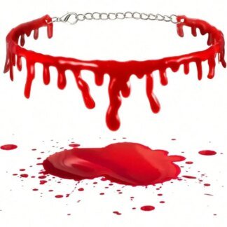 Halloween Blood Necklace - Stunning Vampire Horror Accessory