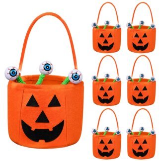 Halloween Pumpkin Candy Gift Bag - Best Spooky Party Must-Have
