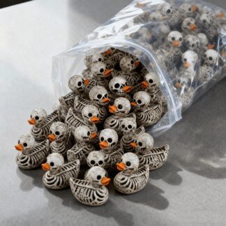 Gothic Skeleton Duck Figurines - Must-Have Spooky Decor