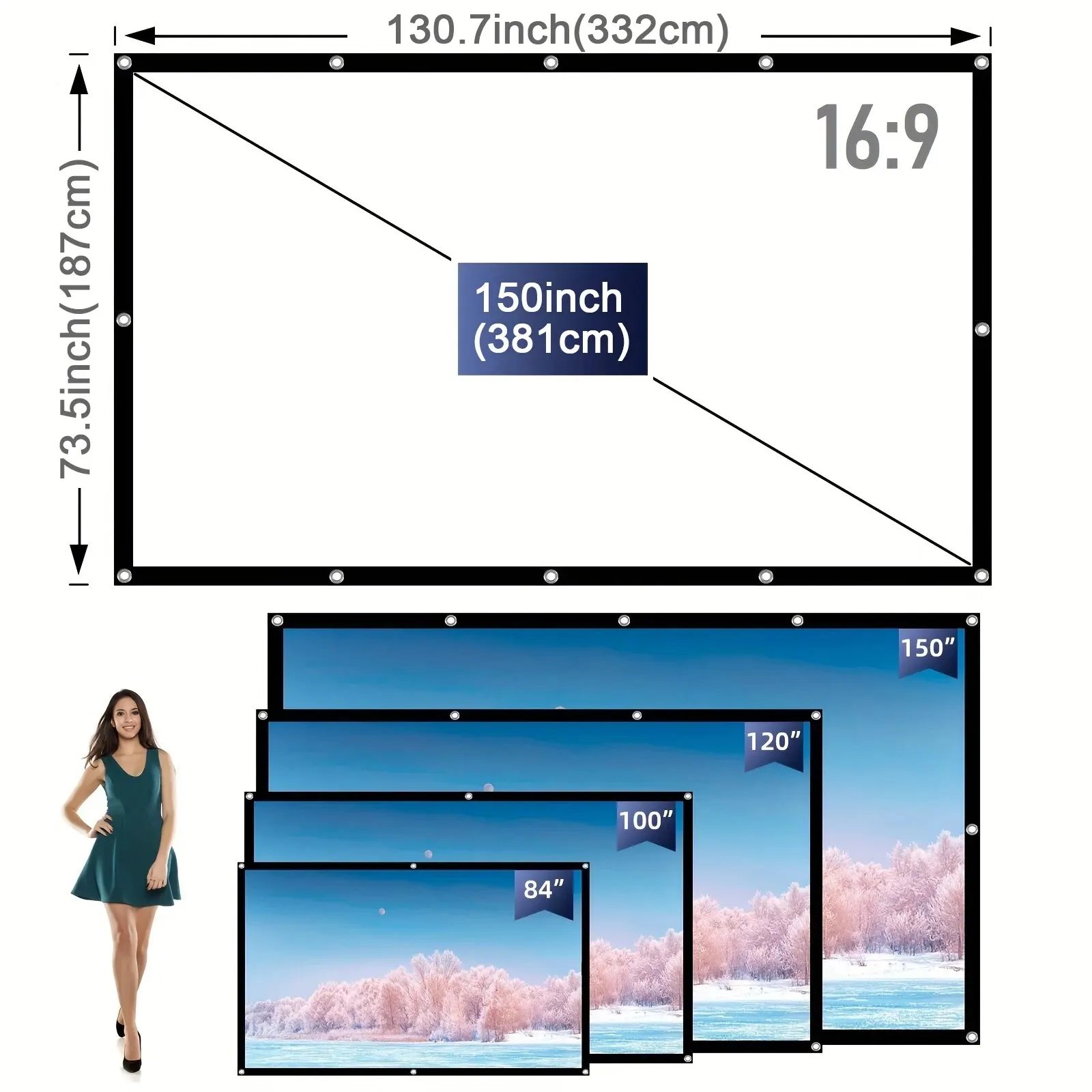 150 inch