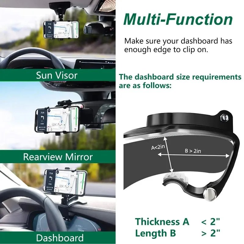 Car Phone Holder: Best Must-Have 360° Rotation Mount for GPS - Image 4