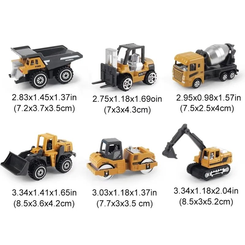 Alloy Engineering Truck Toy Set - Best Gift for Boys - Image 5