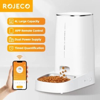 Automatic Cat Feeder: Must-Have WiFi Smart Dispenser 4L