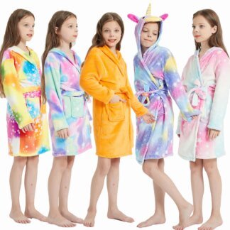 Children's Bathrobe: Stunning Warm Unicorn Design, Best Buy
