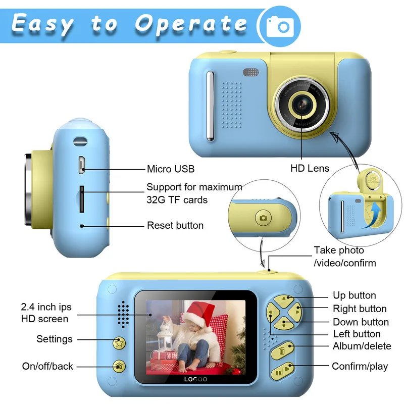 Kids Rotating Lens Camera: Must-Have Affordable HD Fun - Image 2
