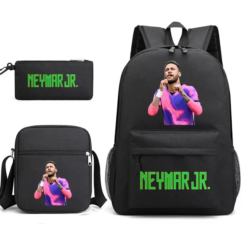 Neymar Avatar Print Student Schoolbag Set: Best 3-Piece Must-Have - Image 4