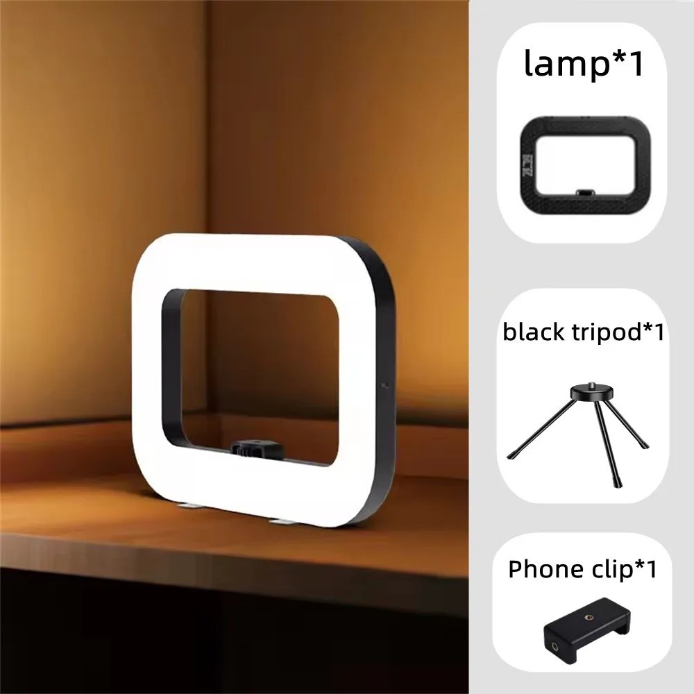 With black tripod