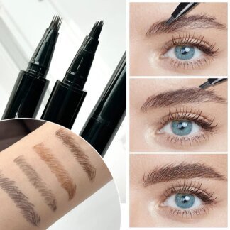 Waterproof Eyebrow Tattoo Pen Long Lasting Fork Tip in 4 Colours