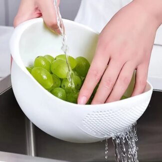 Kitchen Drain Basket for Fruit, Vegetables and Rice
