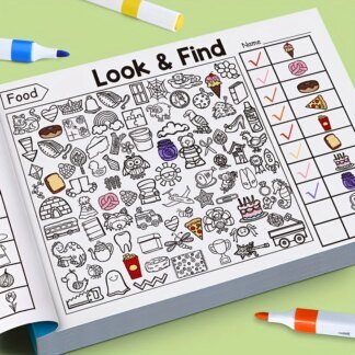 Hidden Objects Colouring Book for Kids with 100+ Find and Colour Pages