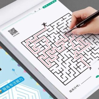 Kids Maze Activity Book 64 Pages Brain Training Puzzle Workbook