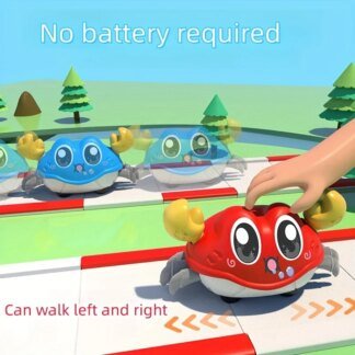 Reversible Crab Toy Moves Left and Right Educational Kids Gift