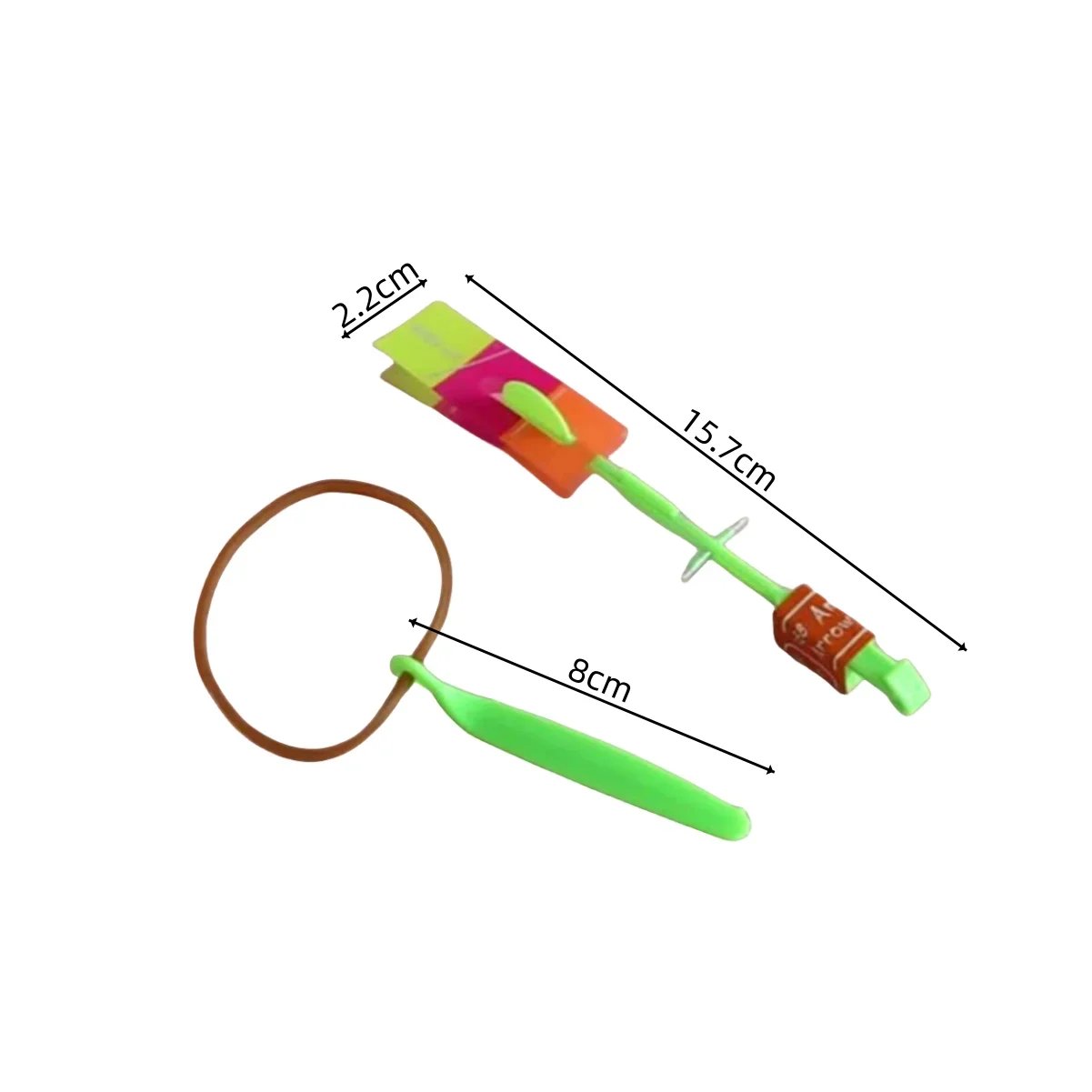 LED Rocket Slingshot Toy with Rubber Band Launcher, Flies 20m - Image 6