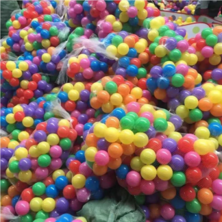 Ball Pit Balls 100 Pack 55mm Soft Plastic