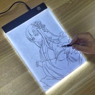 LED Drawing Board for Kids with 3 Level Dimmable Light A4 A5