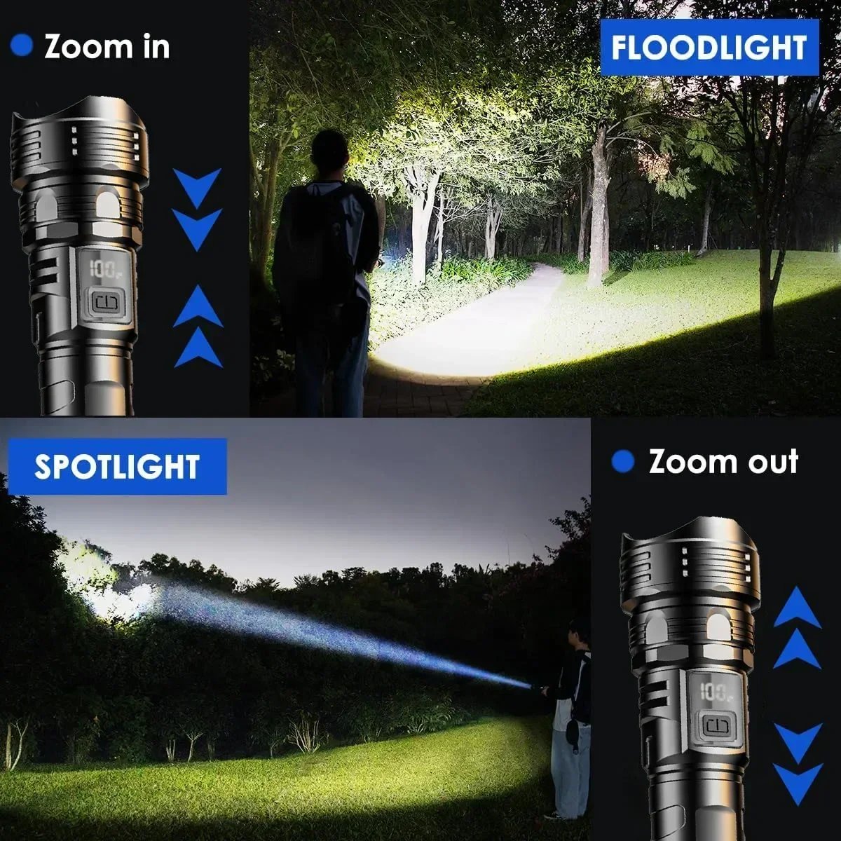 High Power LED Flashlight: Best Affordable Zoomable Torch - Image 3