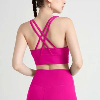 Sexy Sports Bra: Stunning Cross-Back Design for Best Comfort