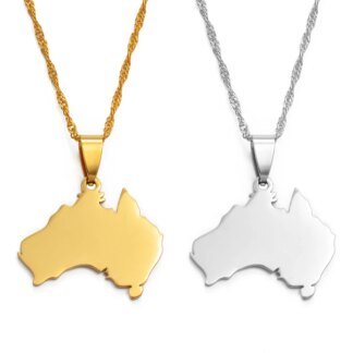 Australia Map Pendant Necklace: Stunning & Affordable Jewelry