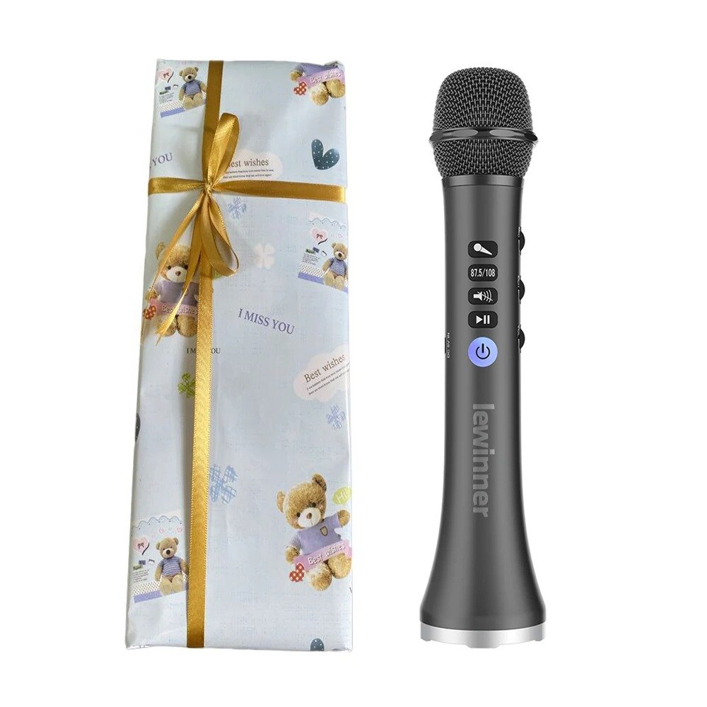 black with gift wrap